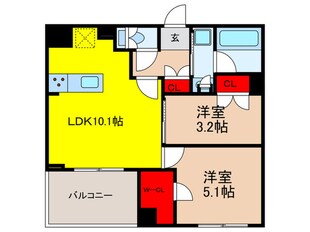 ﾋﾞｴﾗｺｰﾄ日本橋久松町の物件間取画像